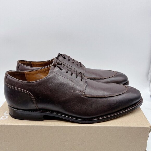 Allen Edmonds Watson Men’s Dress Shoes Split Toe Derby Oxford Brown Leather 12 D - Picture 5 of 12